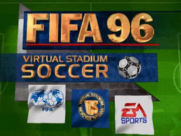 FIFA Soccer 96 (US) screen shot title